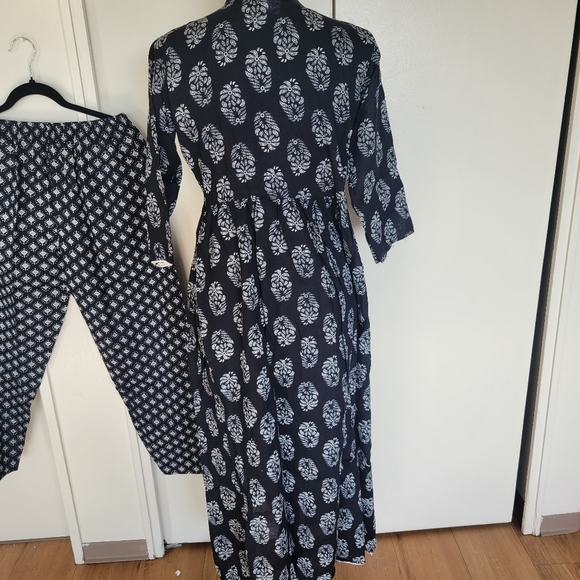 Bollywood Indian Pakistani Anarkali Pant Dupatta - Picture 7 of 8